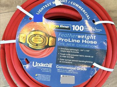 New 100 ft. Featherweight Proline Commercial Garden Hose