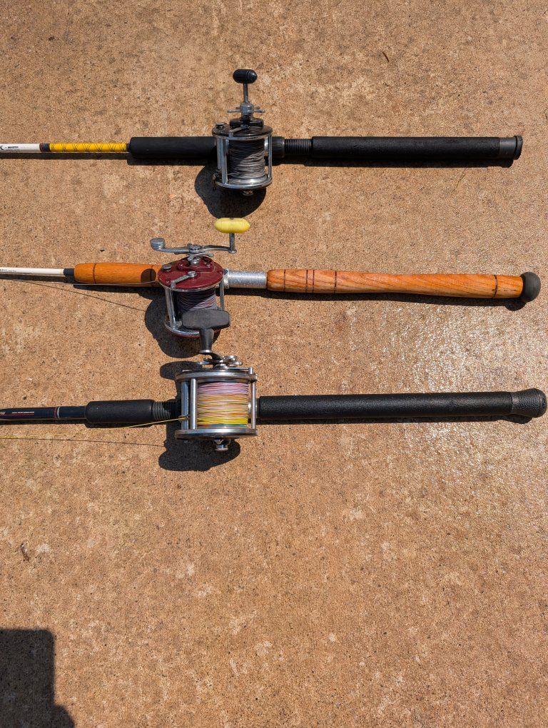 Lot of 3 Trolling rods 