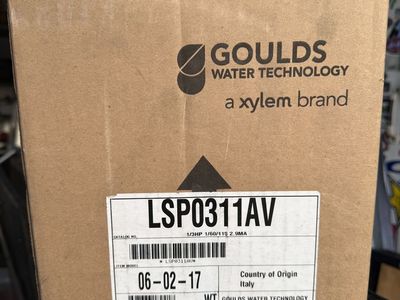 Goulds Water Technology LSP0311AV 1/3 HP 115V Submersible Pump for Tank or Basin