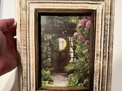 Rustic 5x7 Photo Frame – Whitewashed Wood