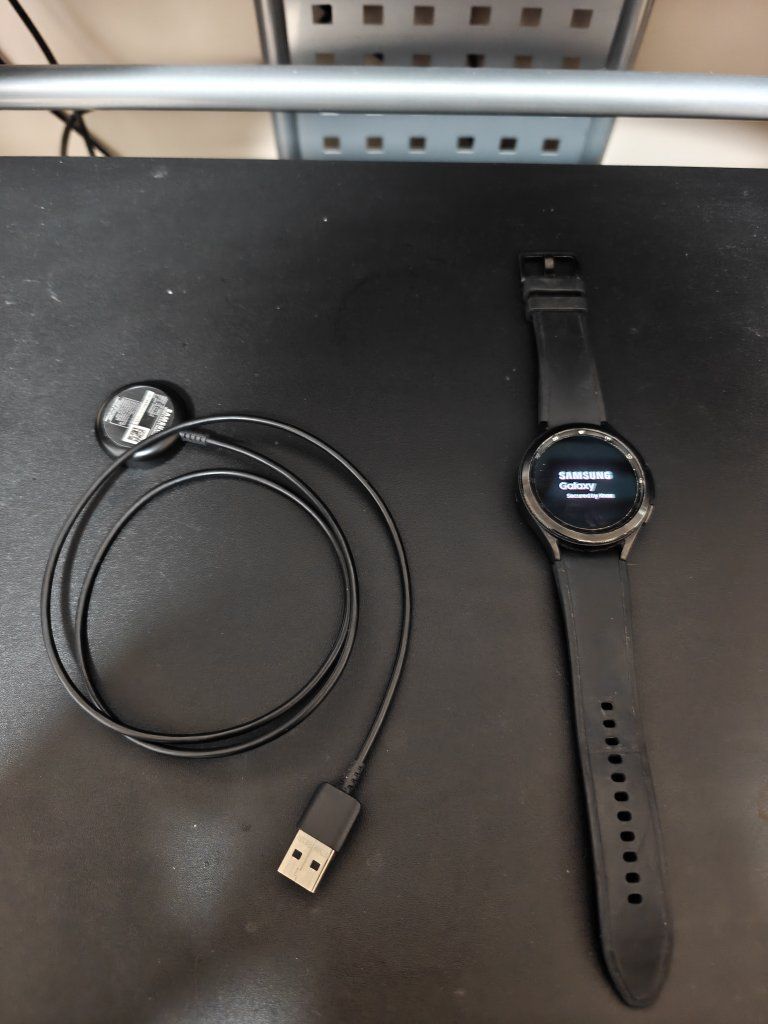 Samsung Galaxy Watch4 Classic Smartwatch - Black, with Charging Cable