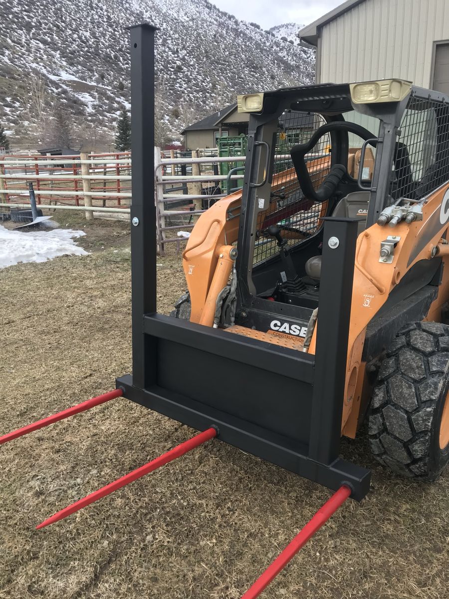 3 Spear Bale fork with Expandable Backstop