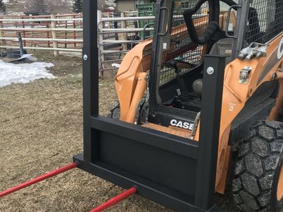 3 Spear Bale fork with Expandable Backstop