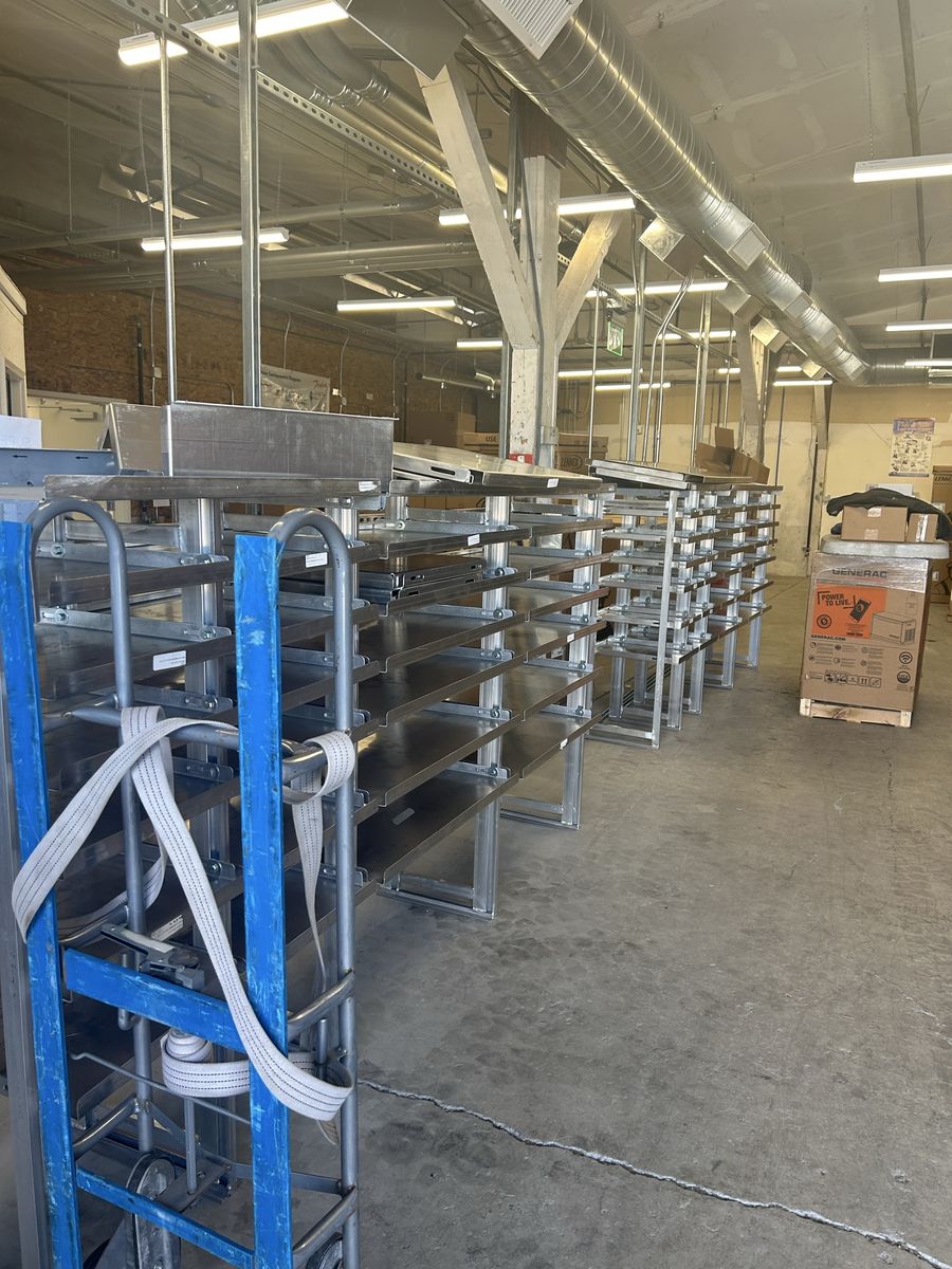 Hackney truck shelving