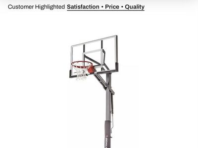 Goaliath 54" In-ground Basketball Hoop