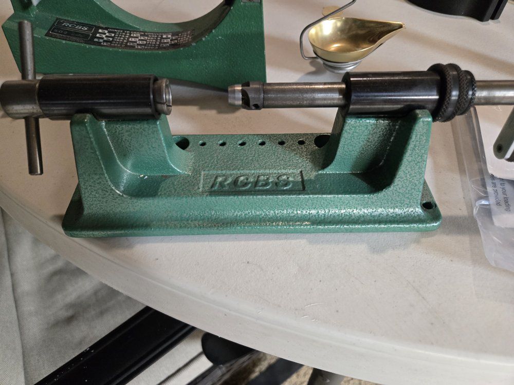 RCBS Case Trimmer with Shell Holder for Reloading Ammunition - Excellent Condition