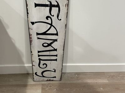 Wooden Sign