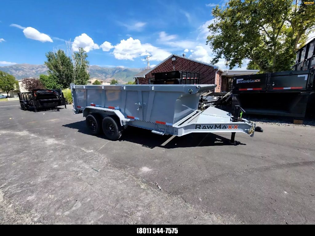 2026 RawMaxx 7X14' LPX with 36 Side Dump Trailer"