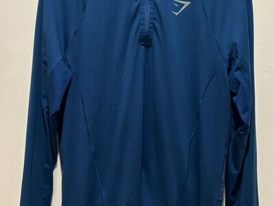 Gymshark Speed 1/4 Quarter Zip Blue Pullover