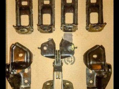 1996-2002 Toyota 4Runner OEM Rear Seat Mounting Brackets & Trim Covers