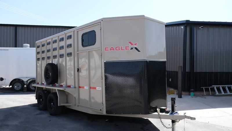 2026 Eagle X Stock Combo 10K 6'8'' WIDE STOCK TRAILER