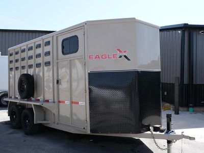 2026 Eagle X Stock Combo 10K 6'8'' WIDE STOCK TRAILER
