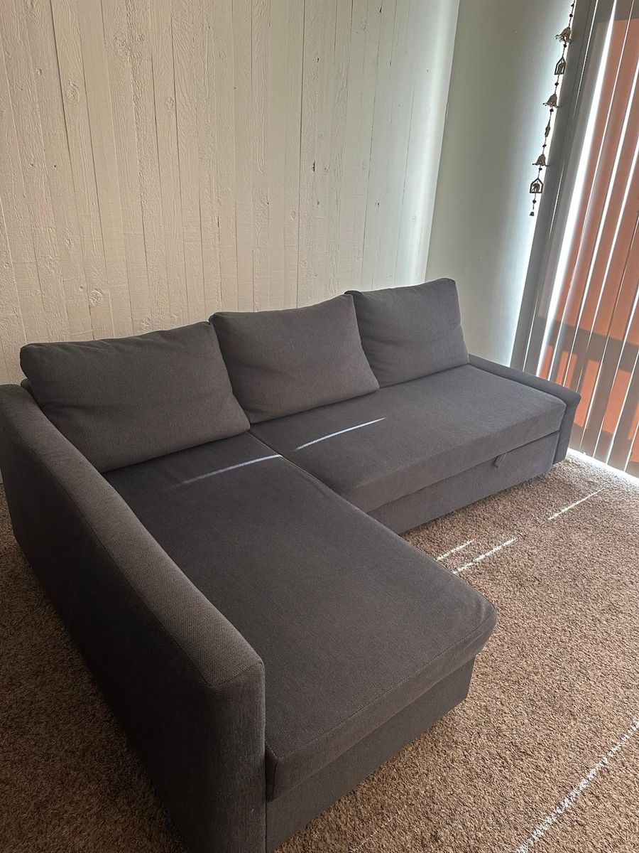 IKEA FRIHETEN Couch - Sleeper sectional,3 seat w/storage