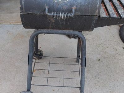 Kingsford Charcoal Grill and Smoker Barrel with Side Shelf