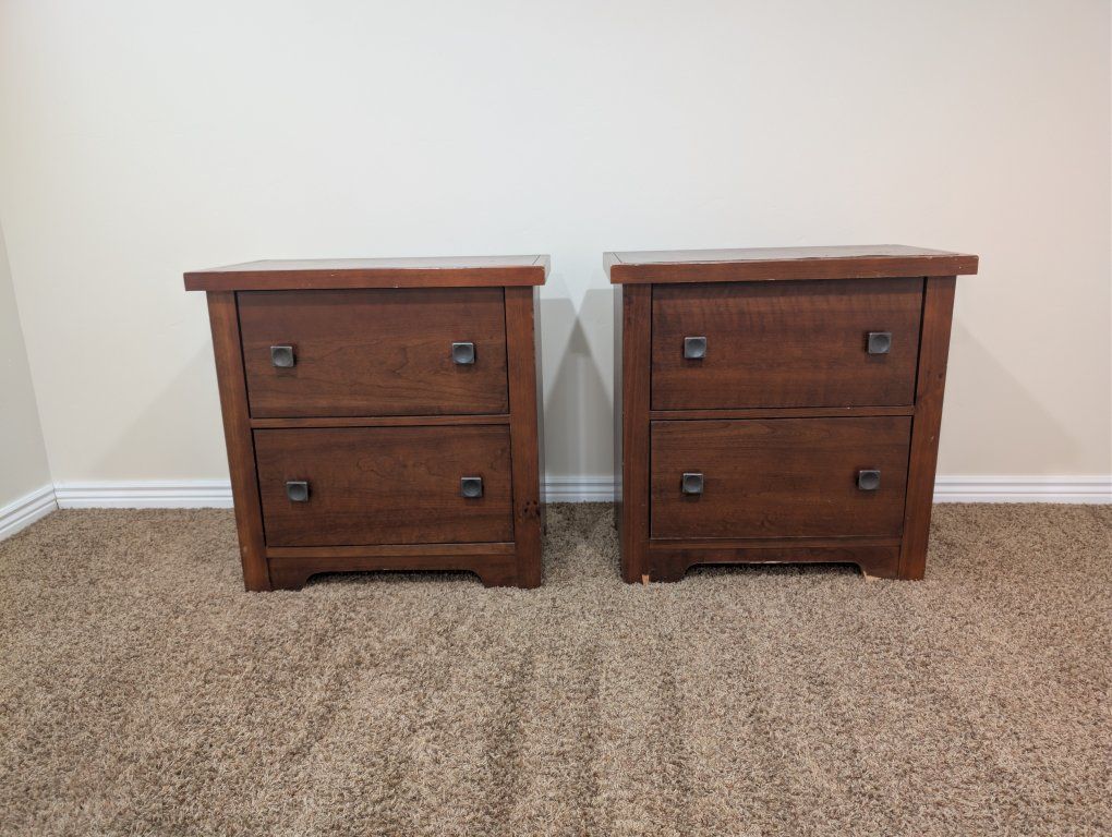 Pair of Basset nightstands