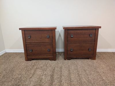 Pair of Basset nightstands