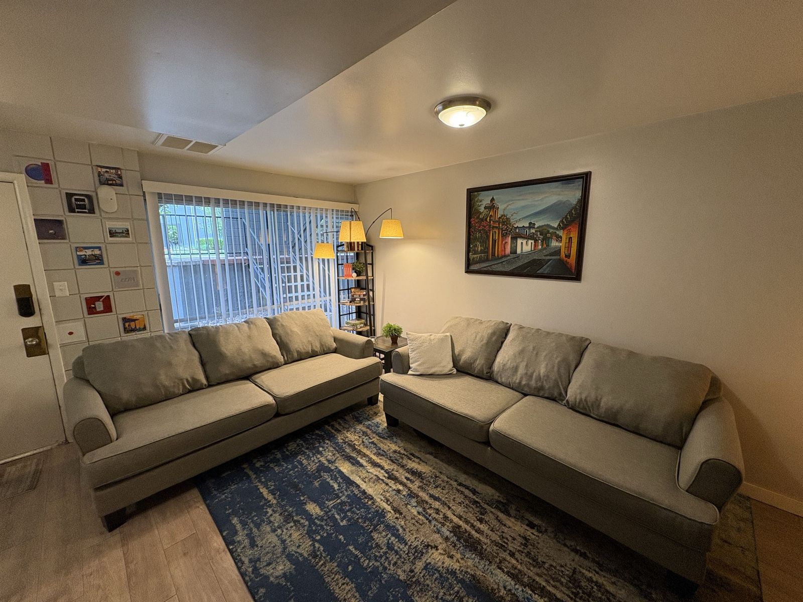 Comfy Gray Couch/Sofa Set