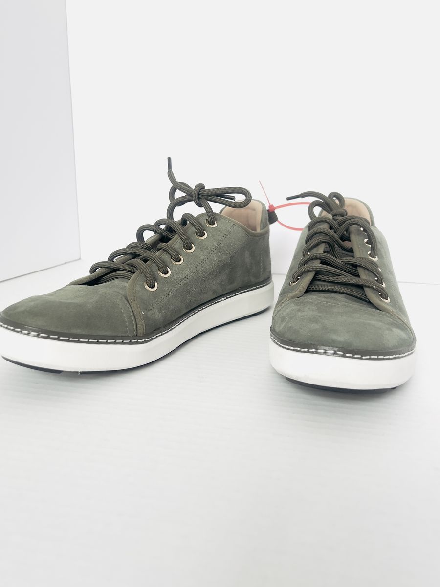 Harmony 783 Charlotte Grounded Walking Shoes - Olive Suede