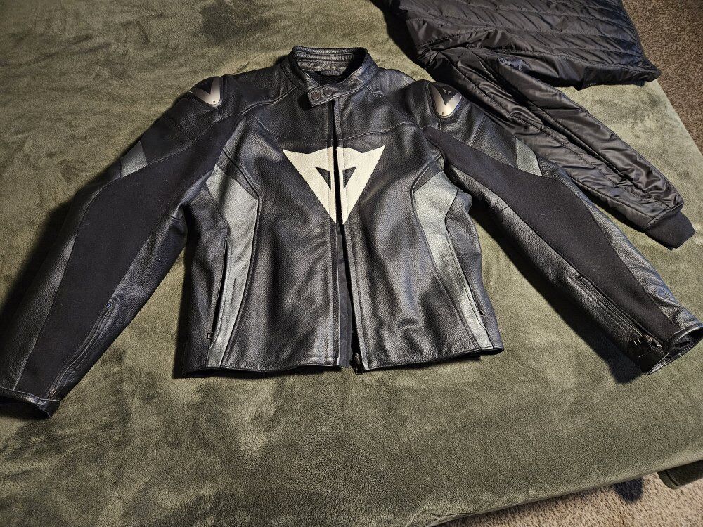 Dainese Full Leather Riding Jacket