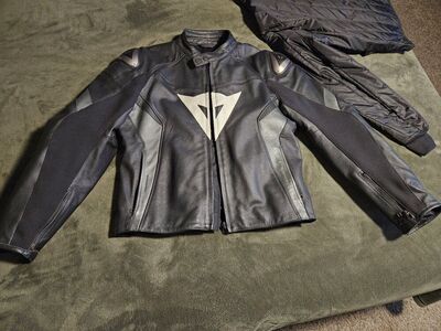 Dainese Full Leather Riding Jacket