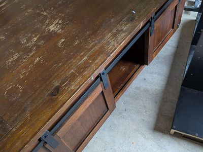 Barn style coffee table