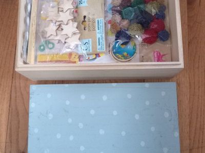Craft Supply & Sticker Blowout (Buy All, Get Free Storage Box!)