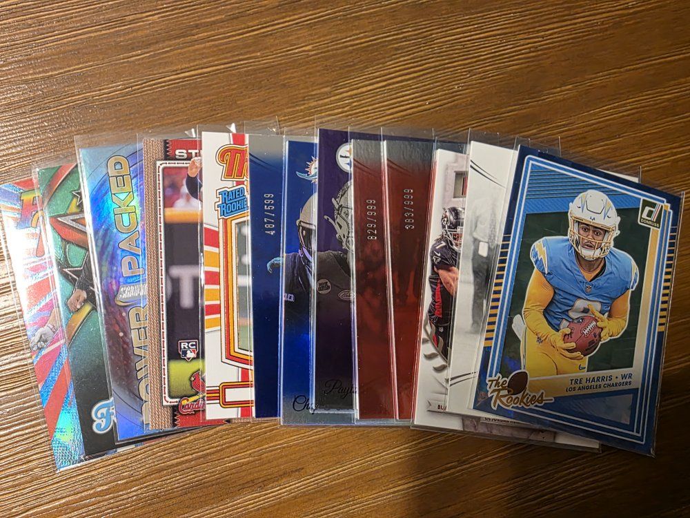 mix lot of baseball and football