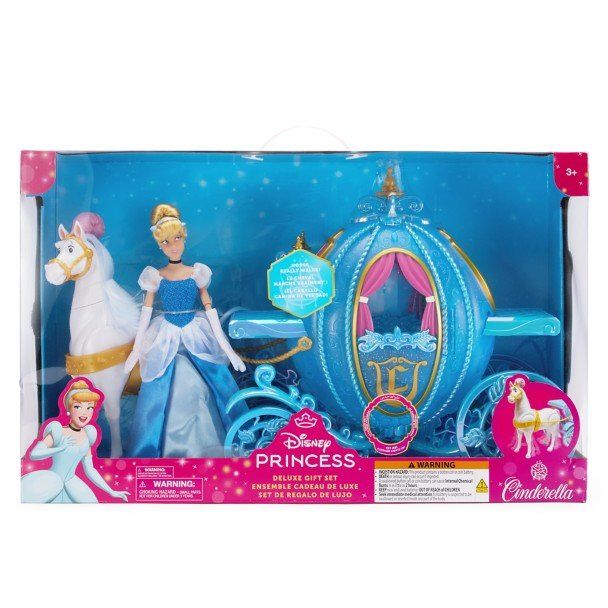 Cinderella Disney Store light-up carriage large box unopened