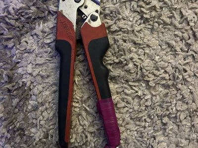 BURNDY Y122CMR HYTOOL Full Cycle Ratcheting Crimper, 12-4 AWG