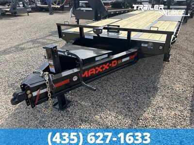 8.5x22 Maxx-D TOX Deckover Tilt Trailer - 17.5K GVWR - Winch Plate