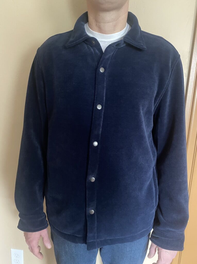 Man's Fleece Shirt Jacket
