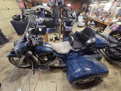 2007 Harley Davidson Street Glide with Hannigan Transformer Trike Kit