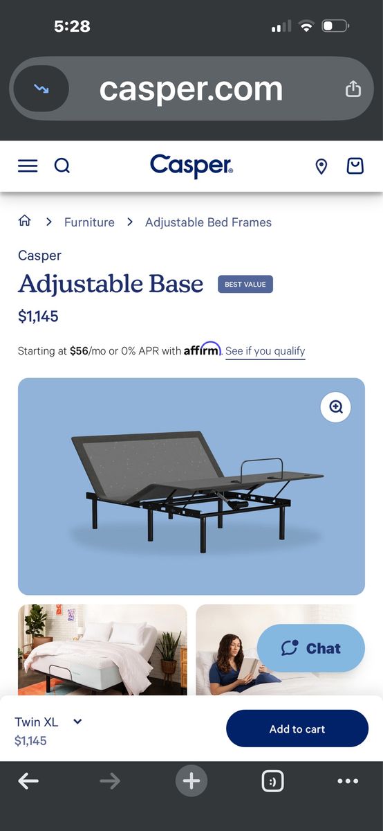 Casper Adjustable Base Twin XL