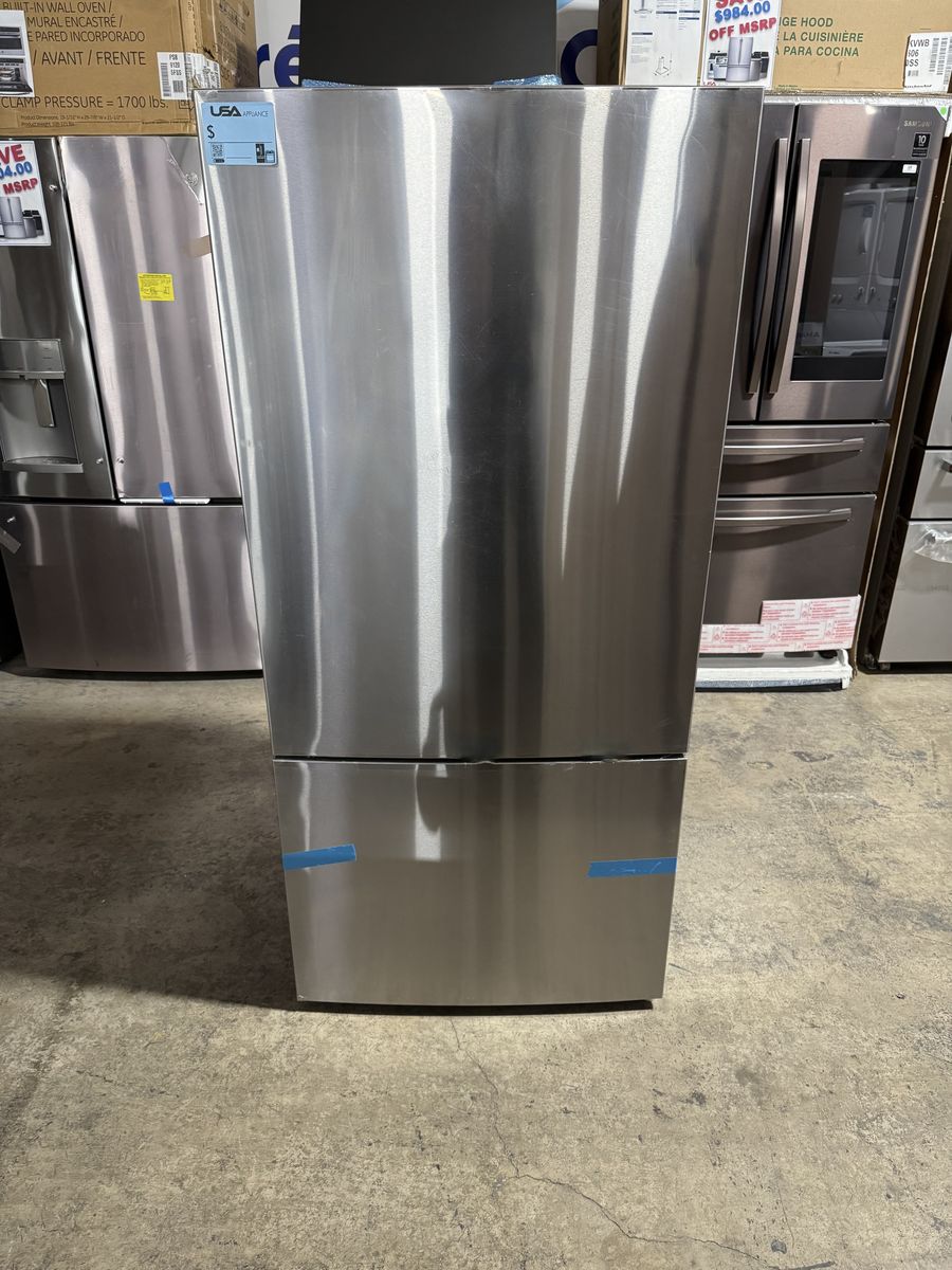 NEW GE BOTTOM FREEZER REFRIGERATOR