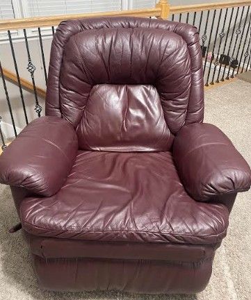 Burgendy Recliner Chair