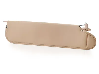 Beige Car Sun Visor Replacement Left Driver Side 30” x 6” Universal Vanity Shade