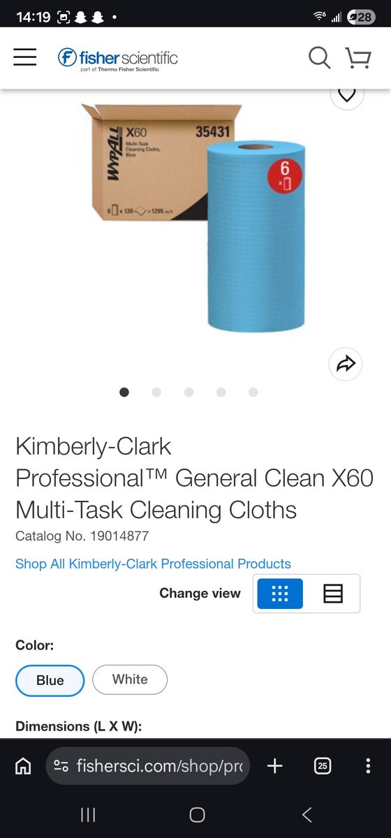 Kymberly clark x60 multipurpose cleaning towels
