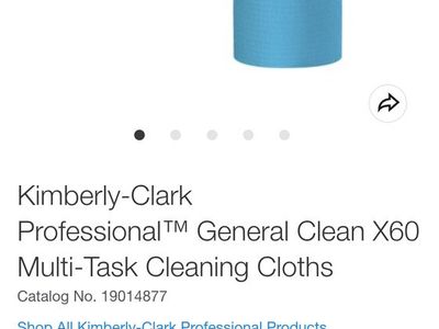 Kymberly clark x60 multipurpose cleaning towels