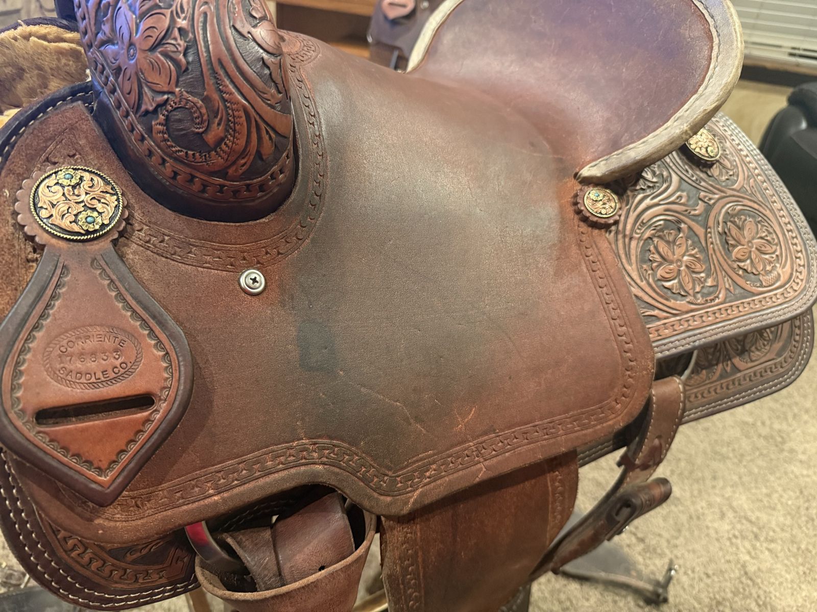 Corriente 15” Rope Saddle
