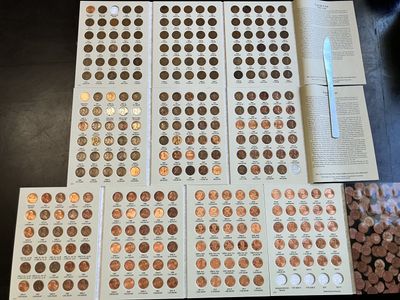 Lincoln cent collection(only missing 1)