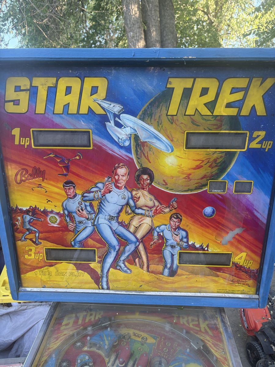 Vintage 1979 Bally’s Star Trek Pinball Machine