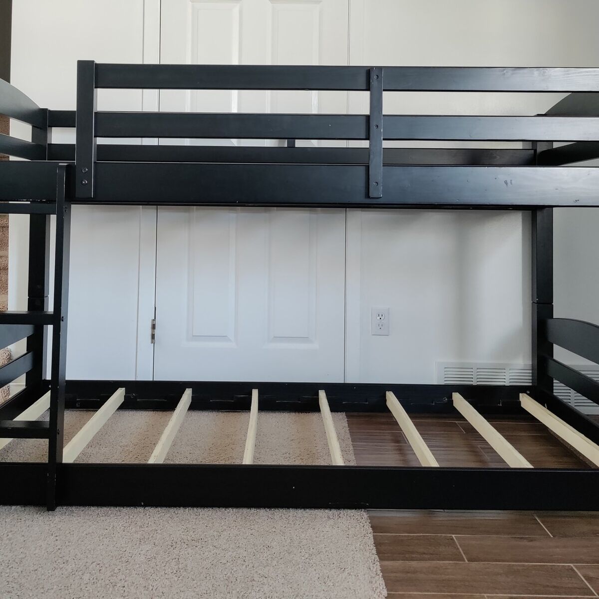 Black Wood Bunkbed