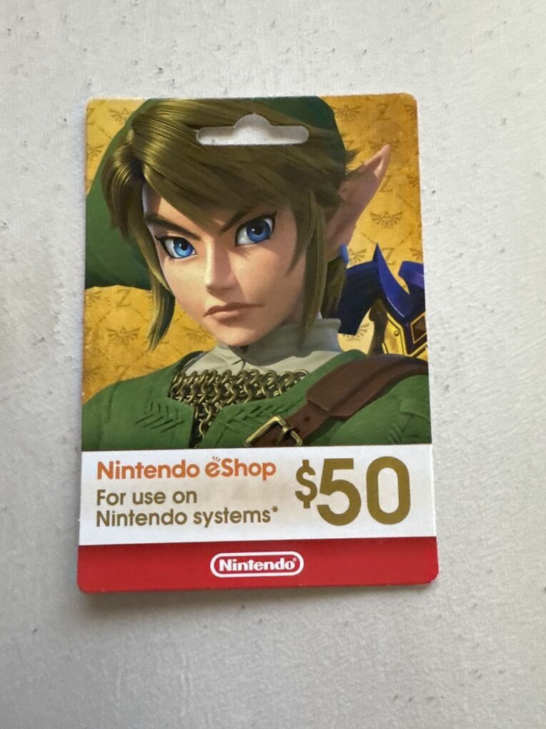 50$ Nintendo E Shop Code