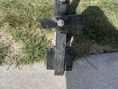 Bolt on spare tire carrier