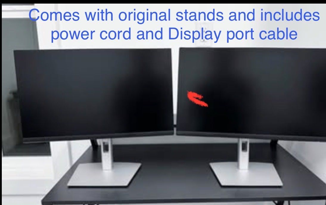 Dell Ultra Sharp u2422H 24-inch monitors $60 each or take both for $100  retails $360 each soundbar with purchase of both