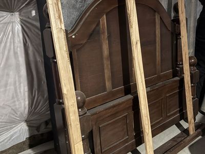 $100 -OR- BEST OFFER Queen bed frame