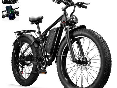 Eybaikc E100 aluminum 6061 frame E-bike 26″ x 4″ puncture-resistant fat tires