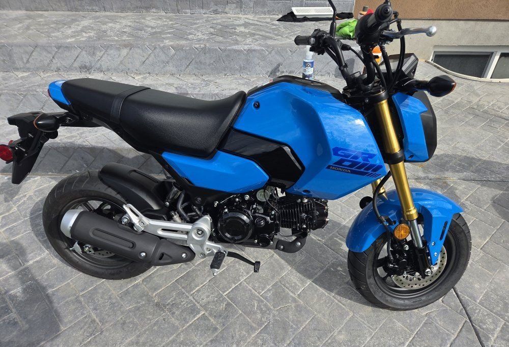 Honda Grom 2025- Blue - Low Mileage, Excellent Condition Motorcycle