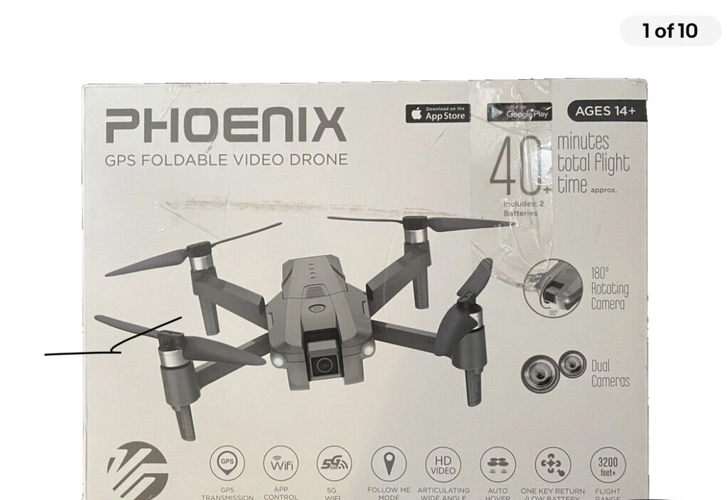 Vivitar VTI Phoenix GPS Foldable Drone *NEW*