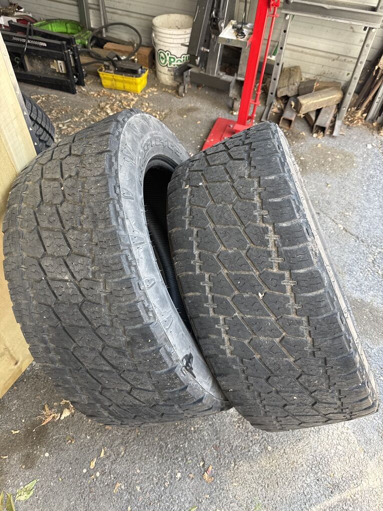 (2) Nitto A/T Terra Grappler G2 LT 285/55R20 50%